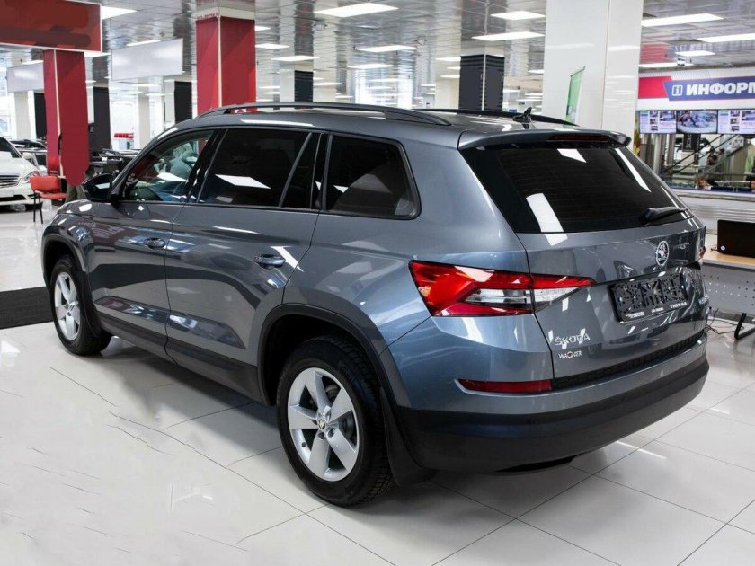 Шкода Кодиак серый платинум металлик