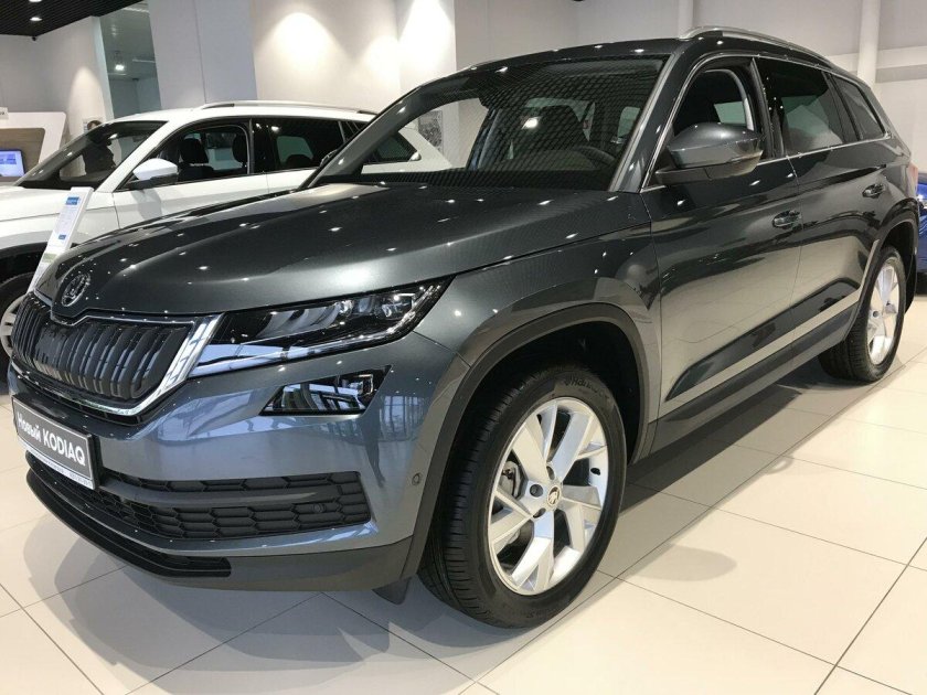 Шкода Кодиак серый