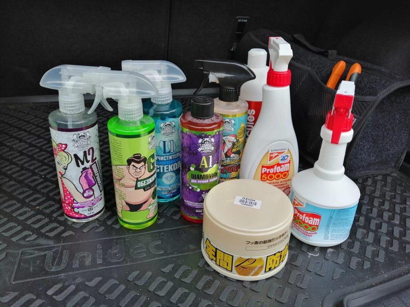 Автохимия для автомобиля