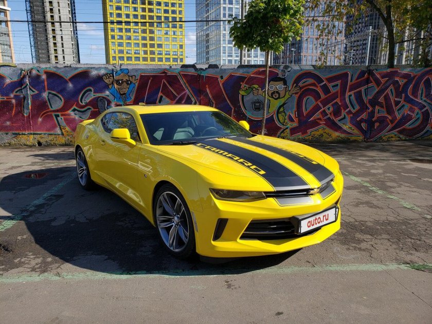 Chevrolet Camaro 2020 желтый