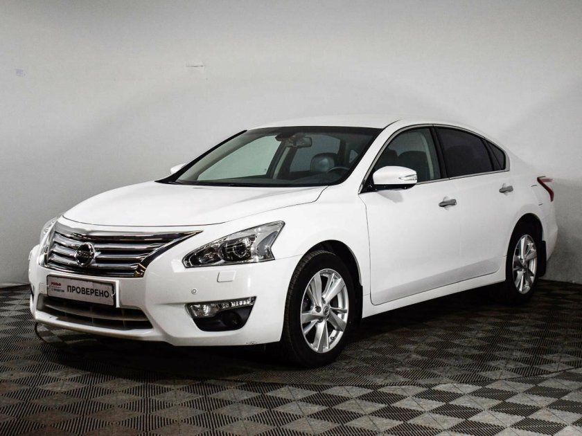 Ниссан Теана 2014 белая
