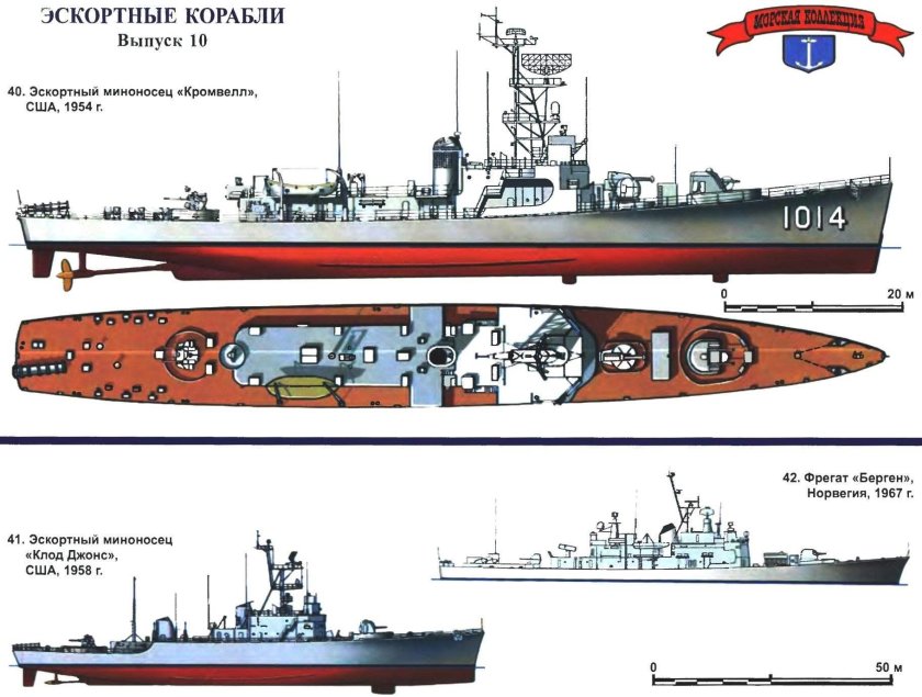 Моделист конструктор морская коллекция эскортные миноносцы