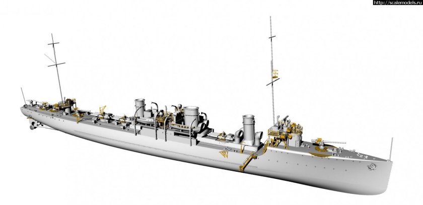 Модель крейсера Рюрик 2