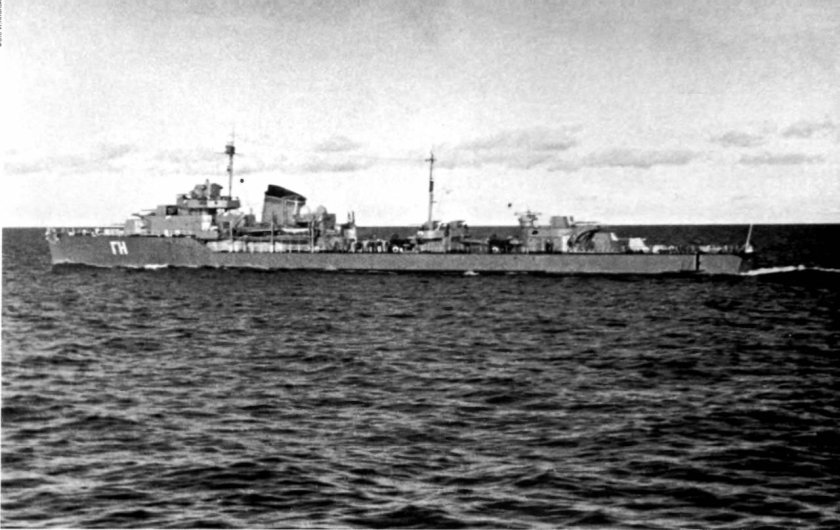 Эсминец гневный 1936