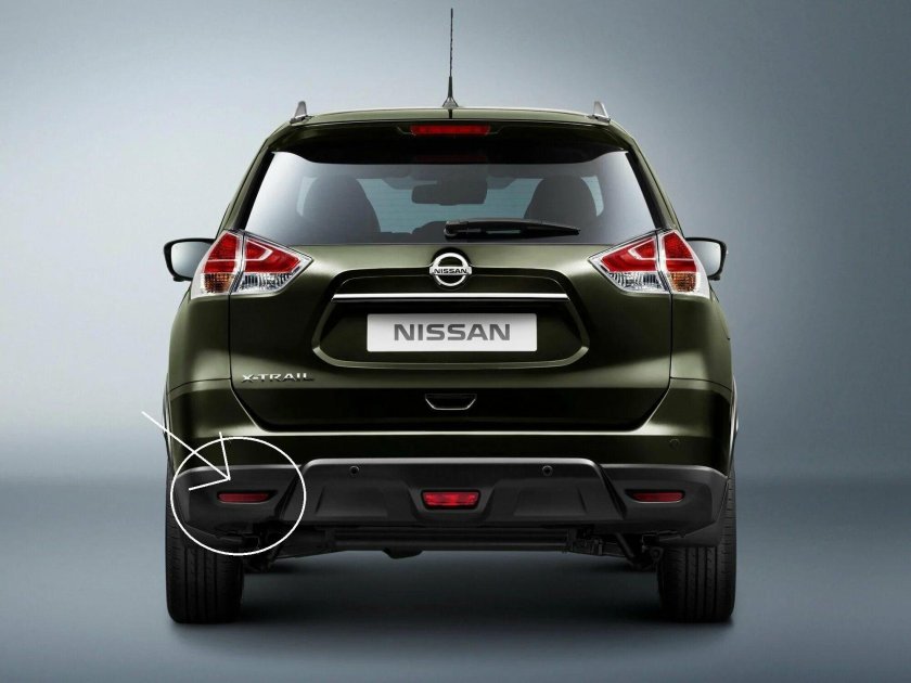 Nissan x-Trail t32 сзади