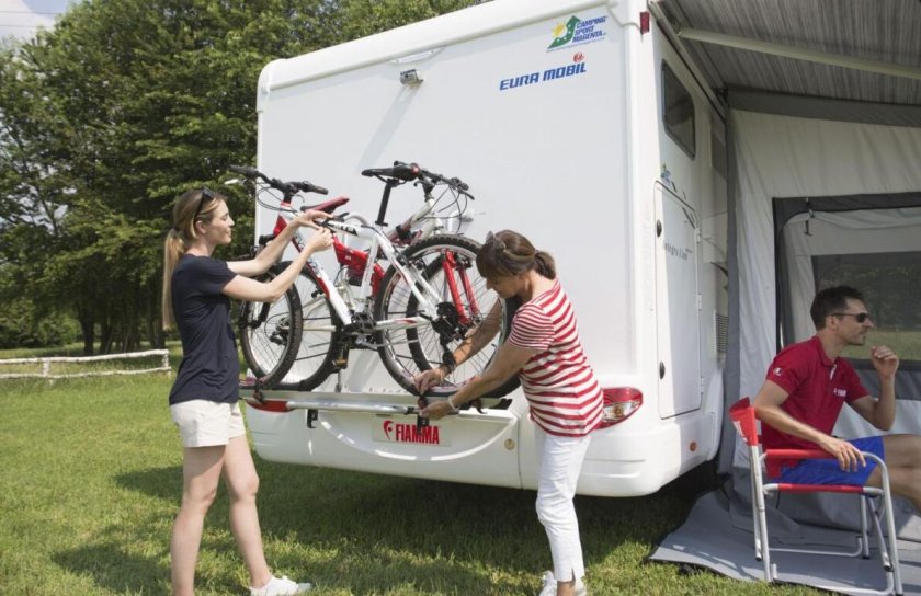 Держатель для велосипеда на автодом