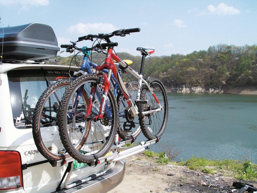 Велобагажник для автодома