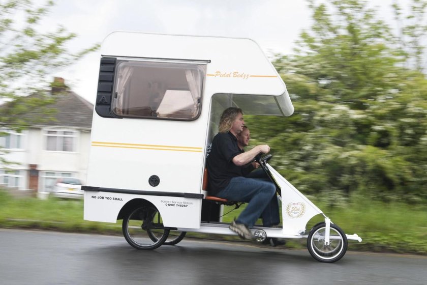 Велодом с прицепом