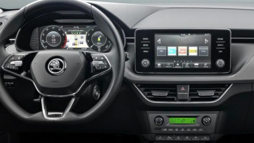 Шкода Рапид 2021 салон