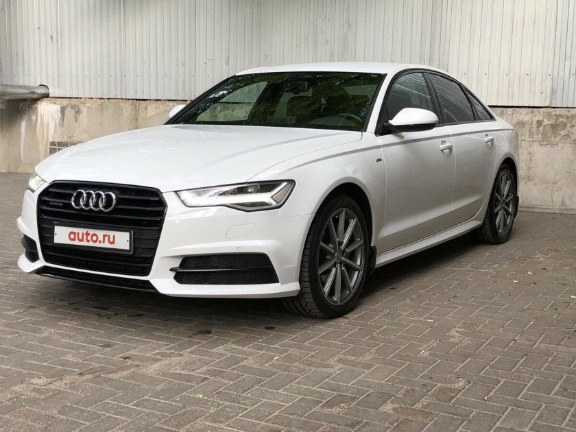 Ауди а6 с7 белая