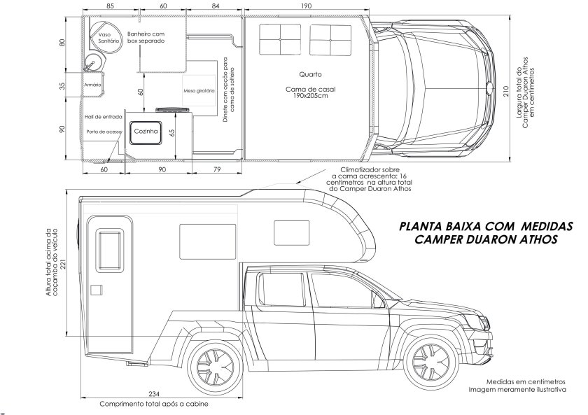 Чертеж кемпера Пилигрим