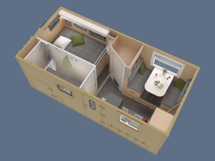 Модуль жилой 4х2.4 минидом