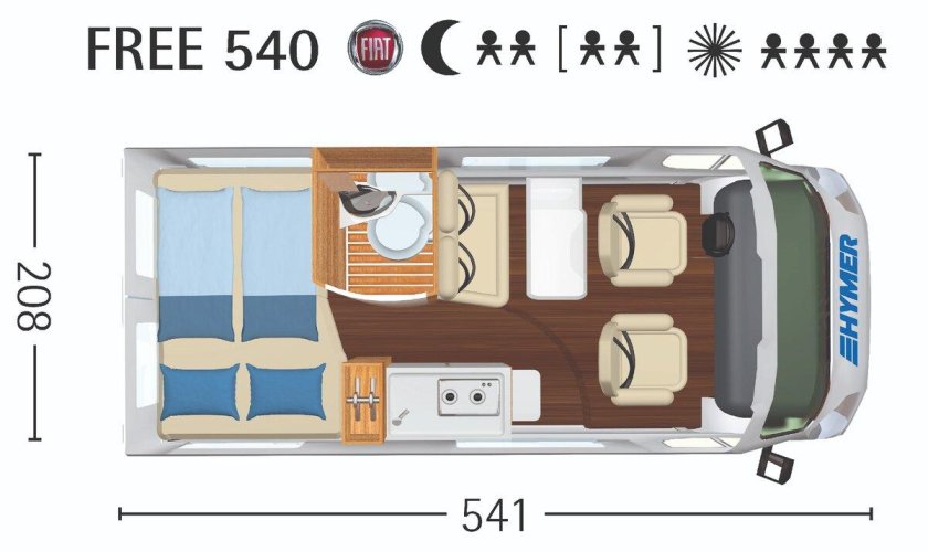 Фиат Дукато автодом планировка