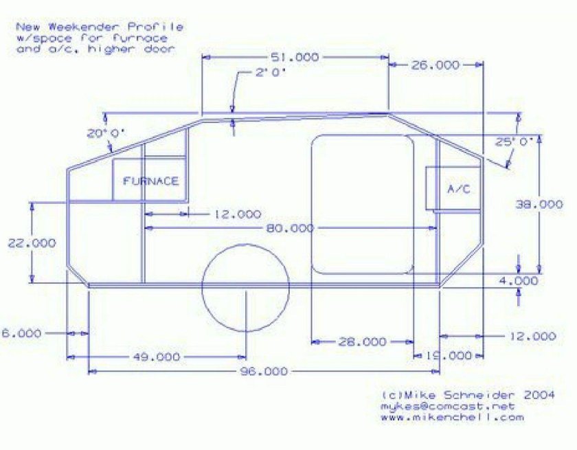 Прицеп автодом габариты