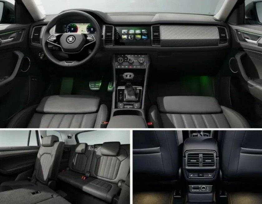 Skoda kodiaq салон