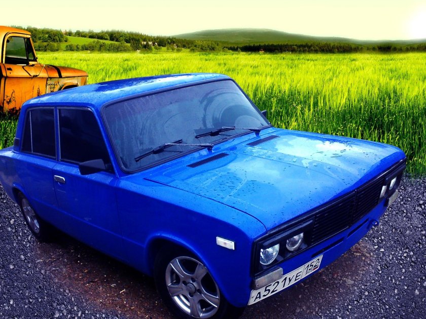ВАЗ 21065 синяя