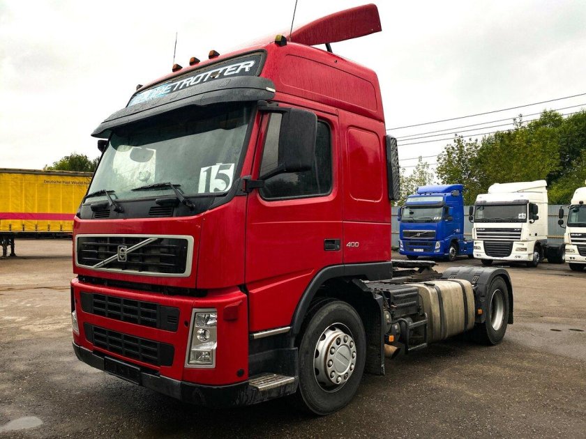 Купить седельный тягач Вольво 2007 год зима