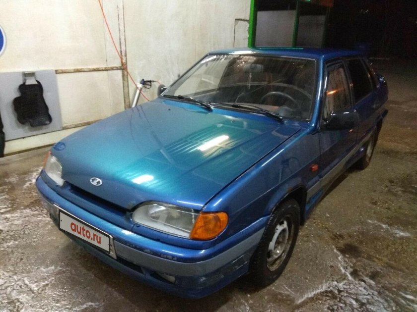 ВАЗ 2115 сине-зеленый