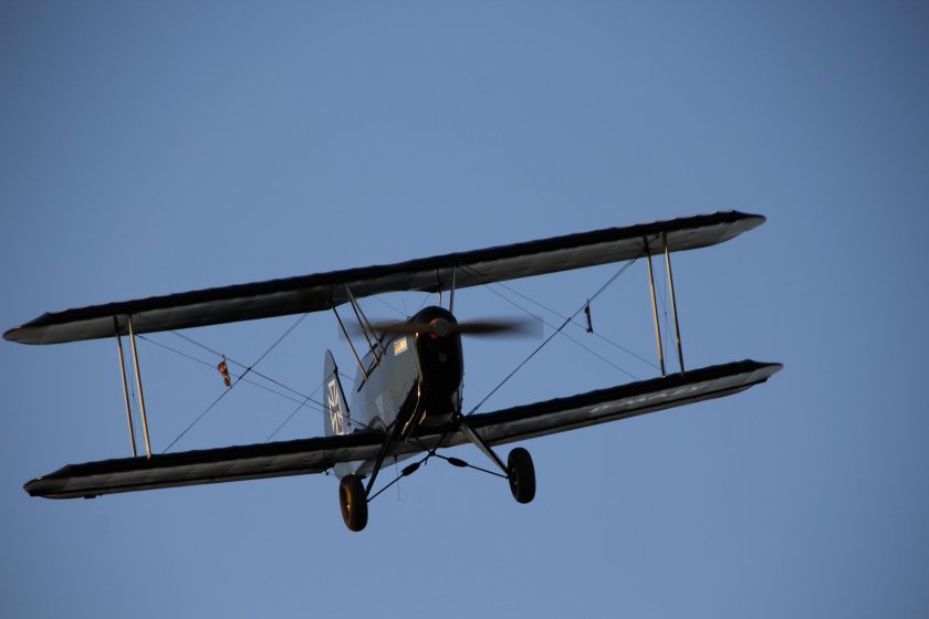 Ультралайт биплан самолет