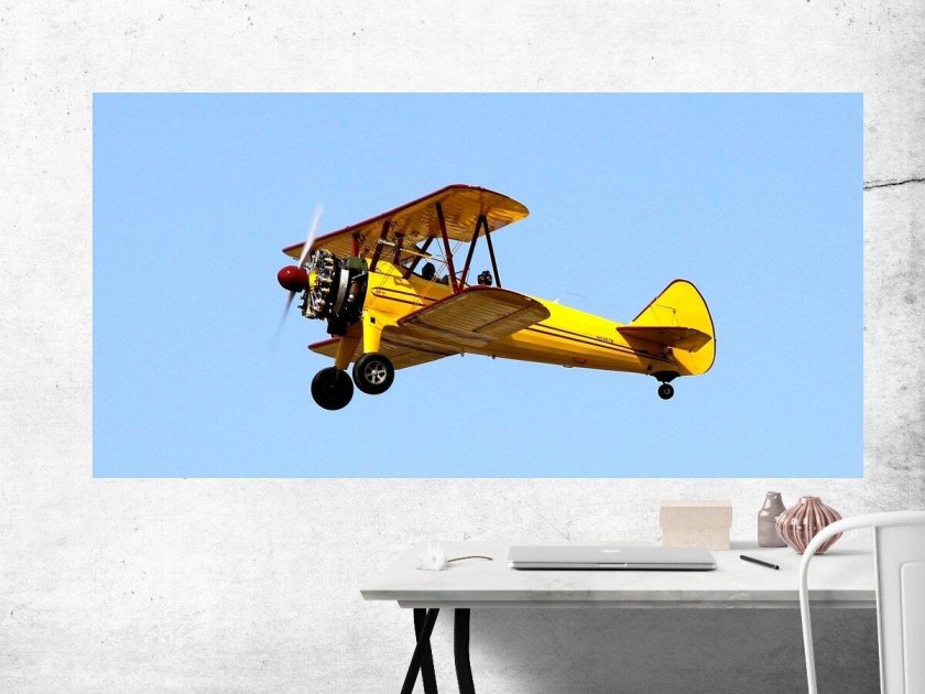 Самолет Пайпер биплан