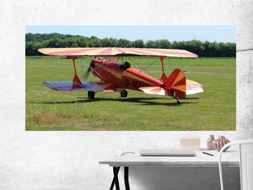 Самолет Пайпер биплан