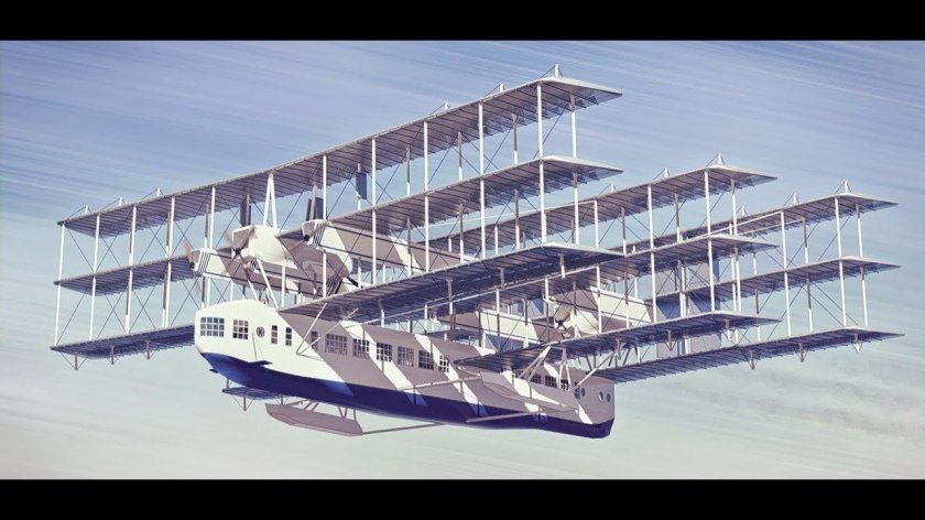 Летающая лодка caproni ca.60 noviplano