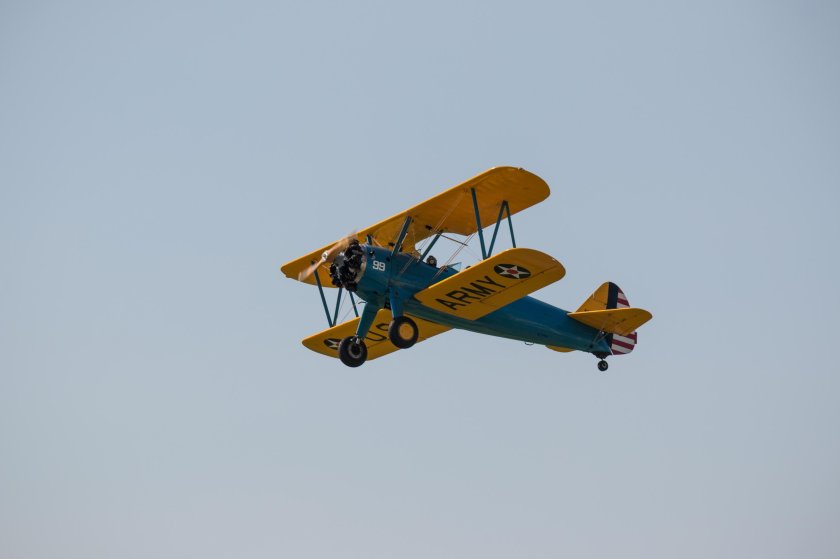 Ультралайт биплан самолет