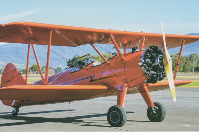 Самолет пайпер биплан