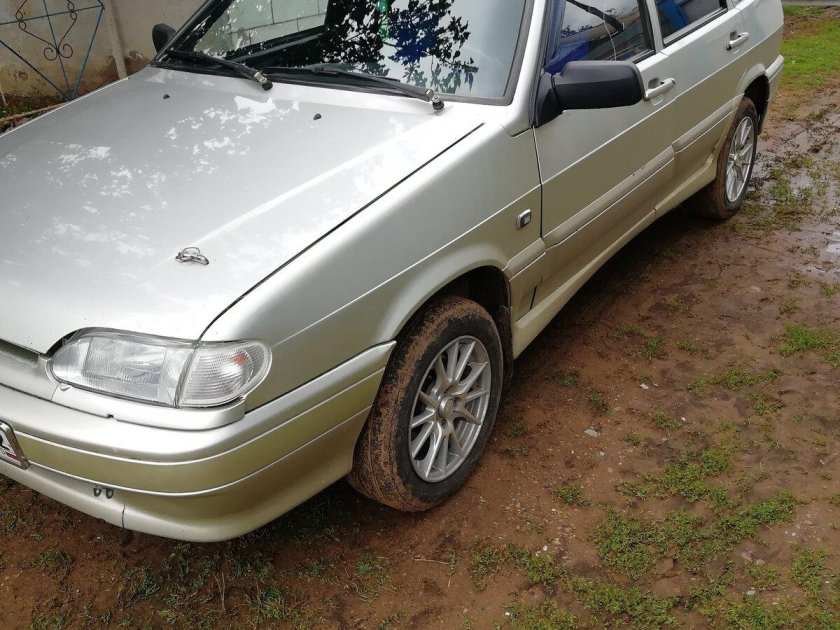 ВАЗ 2114 серо-зеленый металлик