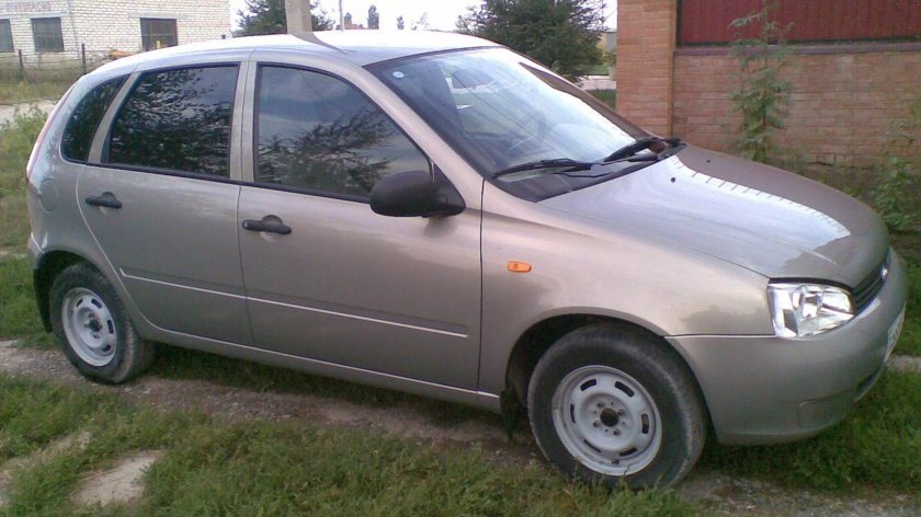 Калина 1 ВАЗ 1118 серый базальт