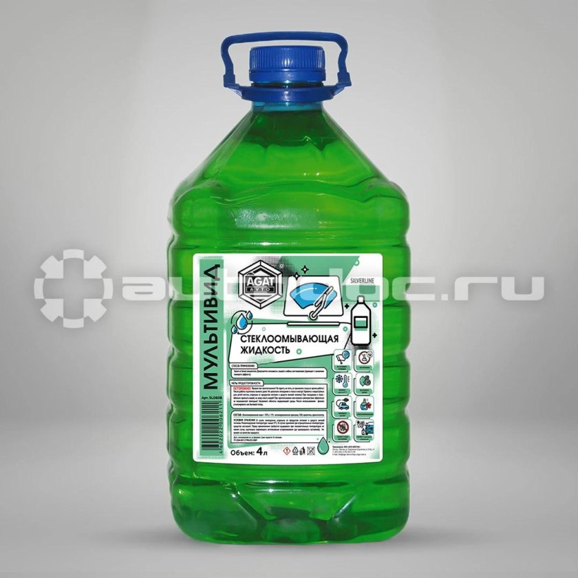 Стеклоомывающая жидкость летняя яблоко (ПЭТ-бутылка) 5л autoexpress