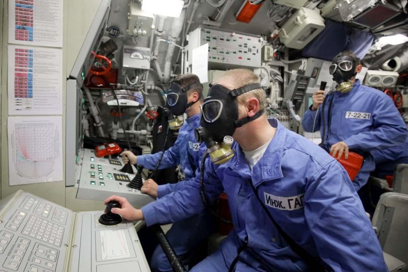 Учения подводных лодок