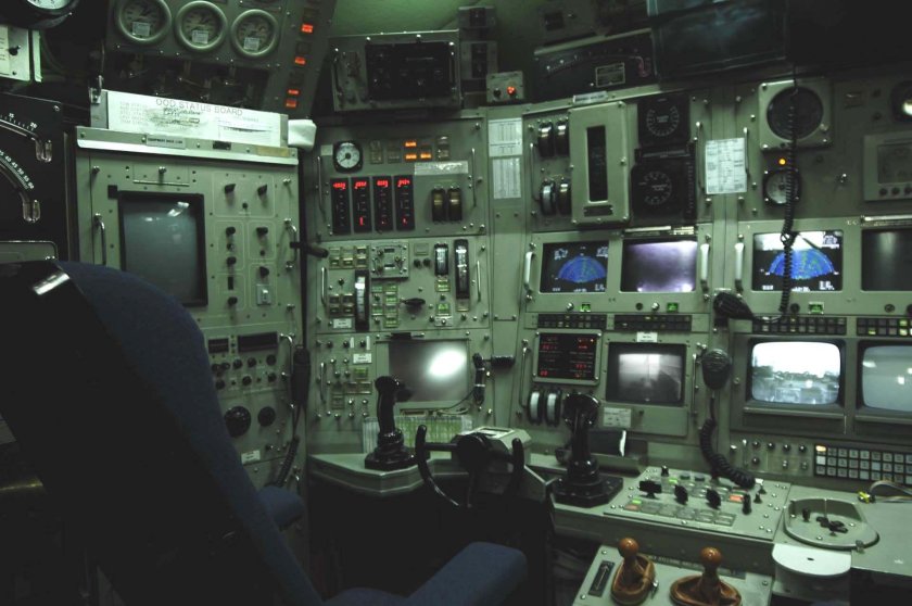 Внутри подводной лодки Борей