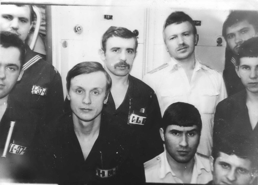 Экипаж подводной лодки 1979г Гордеев