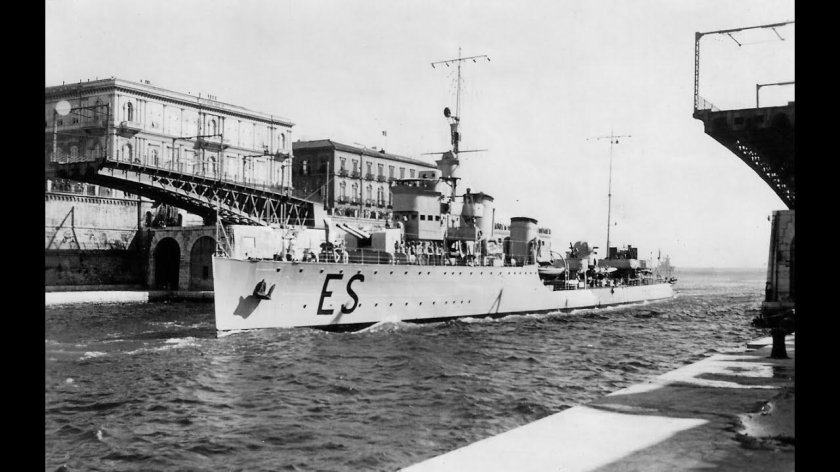 Итальянский эсминец «espero»