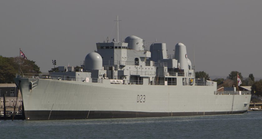 HMS Bristol d23