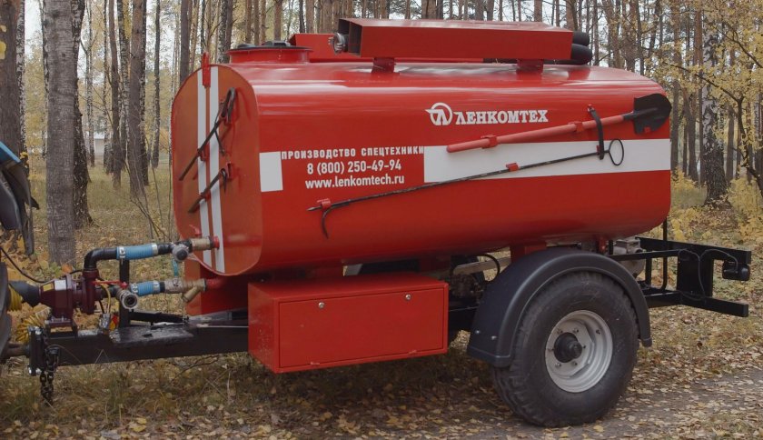 ЛКТ-4п пожарный полуприцеп