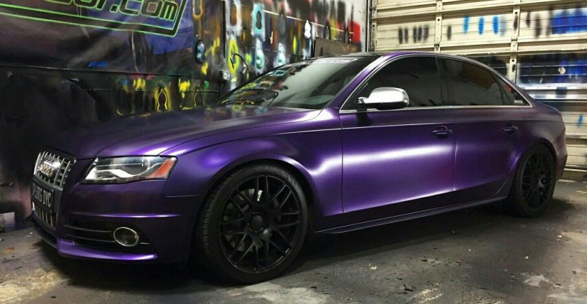 Ауди а7 фиолетовый металлик