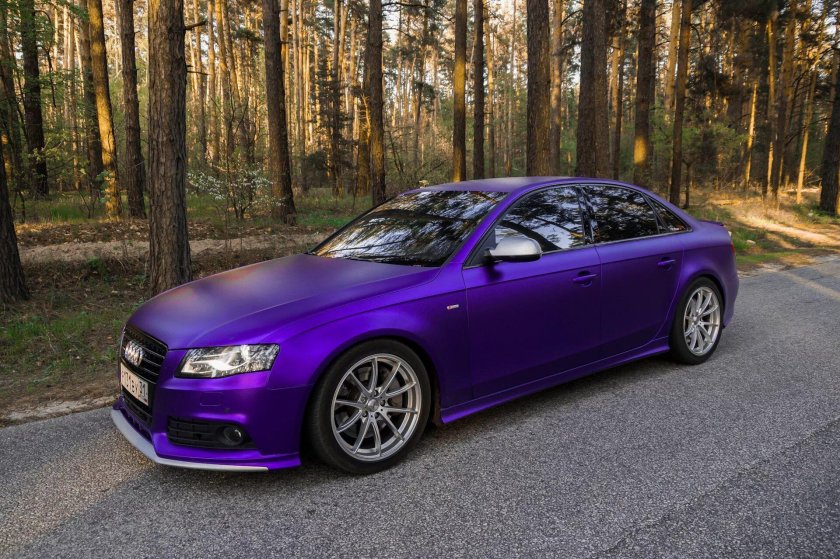 Ауди а6 с5 фиолетовая