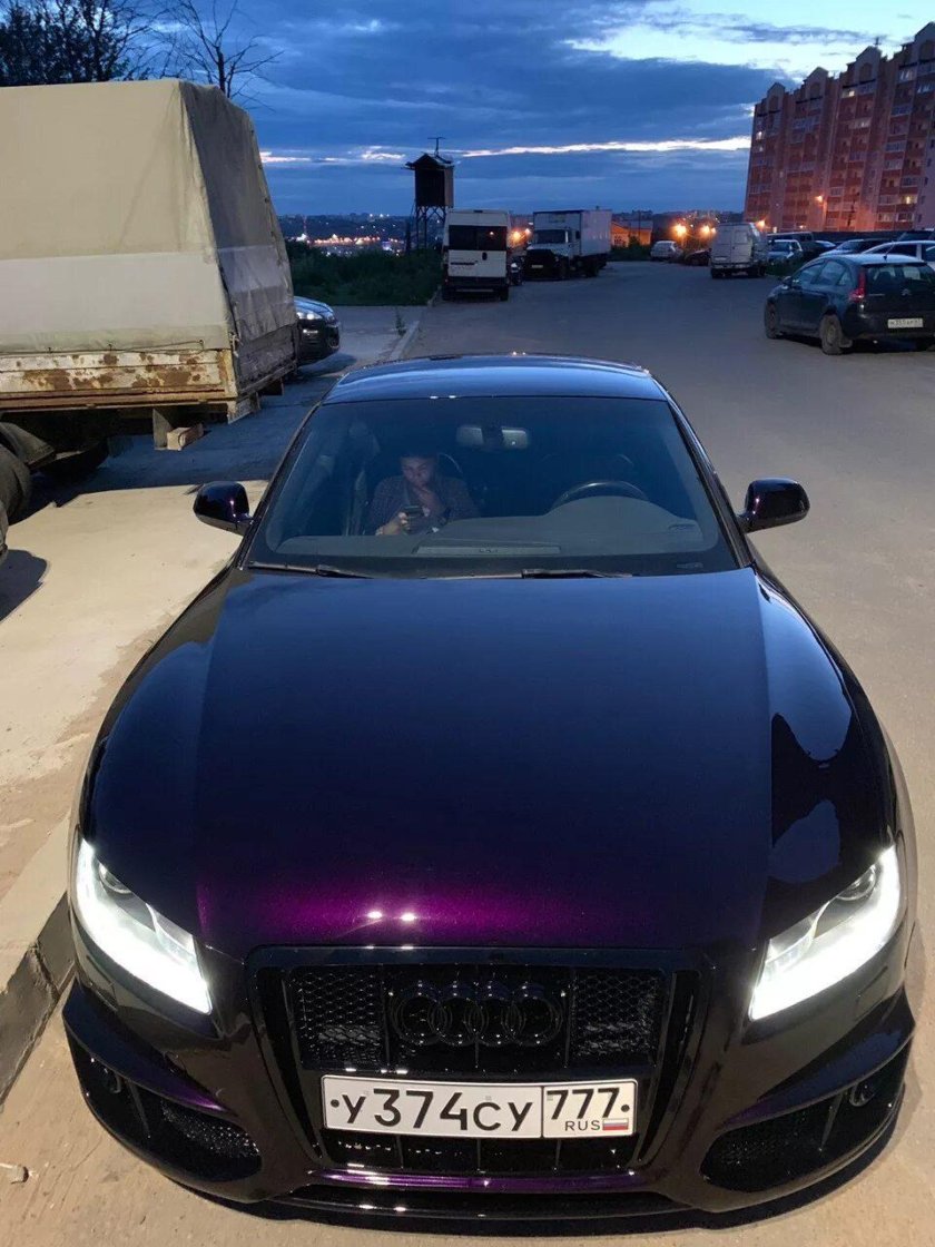 Темно фиолетовая Ауди a5