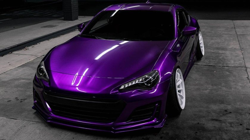 Toyota gt86 фиолетовая