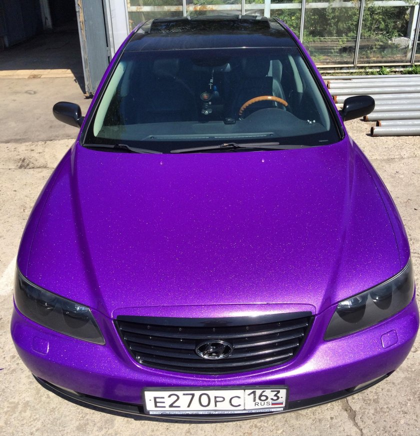 Мазда фиолетовый металлик