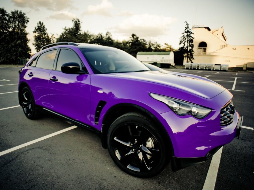 Инфинити ФХ 37 фиолетовый