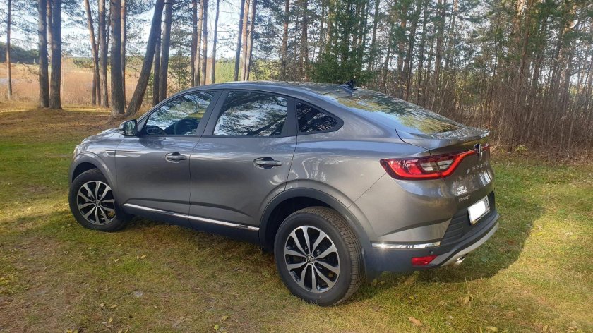 Рено аркана темно серый