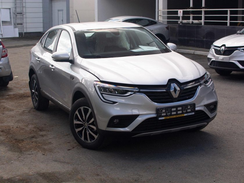 Рено аркана серебристый