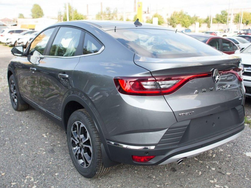 Рено аркана серая