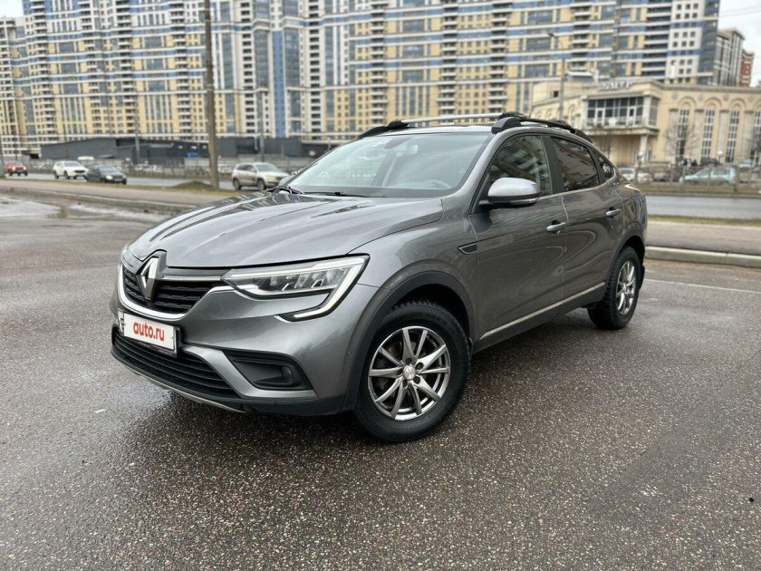 Renault arkana серый металлик