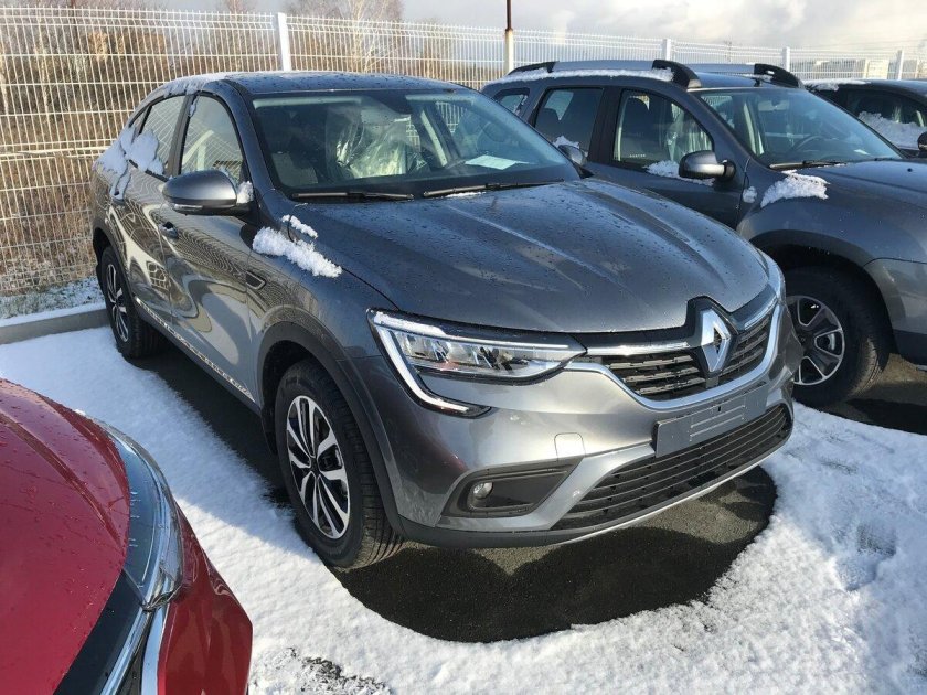 Рено аркана серый металлик