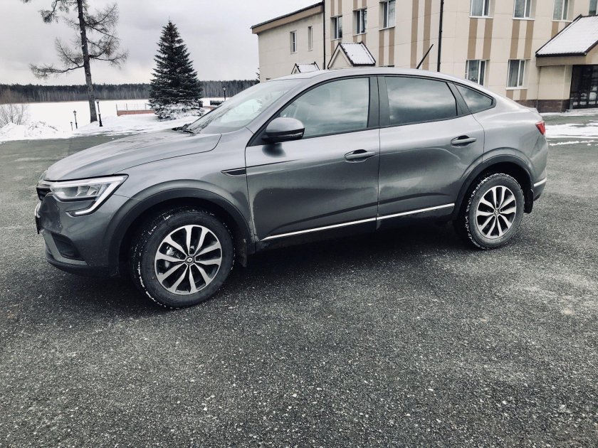 Рено аркана серый металлик