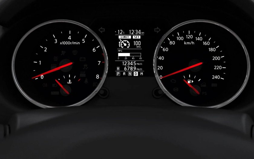 Ниссан Кашкай спидометр